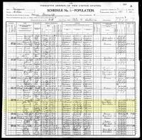 1900 Census Record Missouri, Saline County, Miami