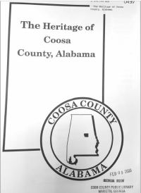Alabama Heritage Series Coosa County p. 391 written by Jack Vardaman