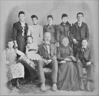 George Washington Vardeman and Mary Francis Butler Vardeman Family about 1890